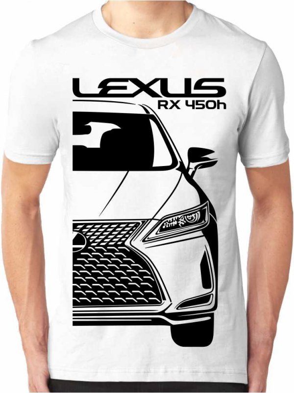 Lexus 4 RX 450h Facelift Vyriški marškinėliai