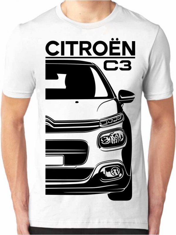 Citroën C3 3 Mannen T-shirt