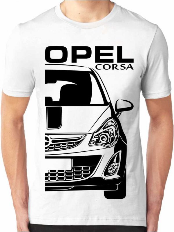 Opel Corsa D Facelift Mannen T-shirt