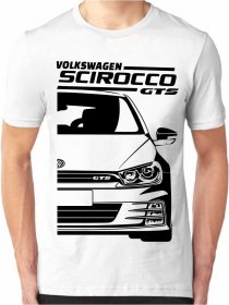 VW Scirocco Mk3 GTS Moška Majica