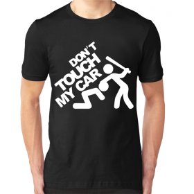 Blijf van mijn auto af Mannen T-shirt