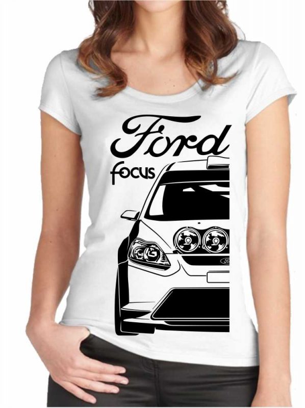 Ford Focus Mk2 RS WRC Dames T-shirt
