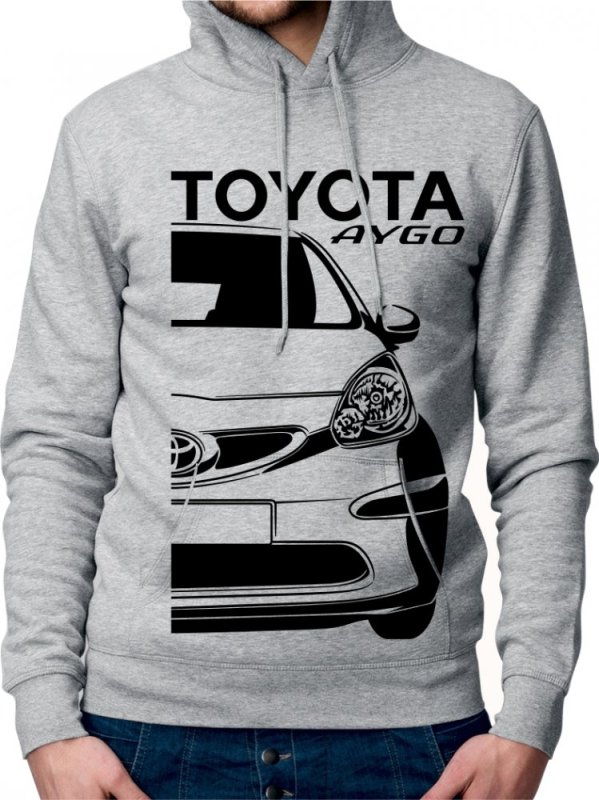 Toyota Aygo 1 Moški Pulover s Kapuco