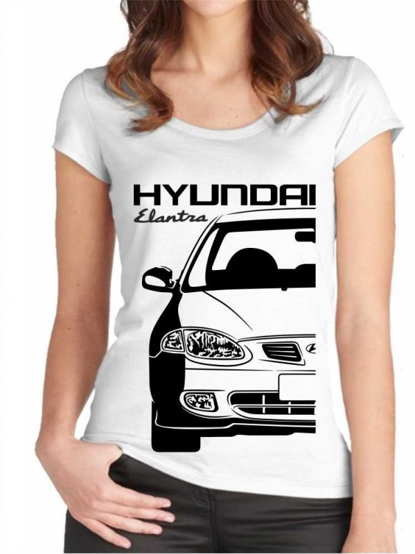 Hyundai Elantra 2 Facelift Moteriški marškinėliai
