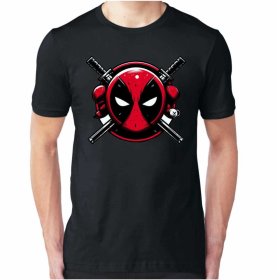 Deadpool Head Férfi Póló