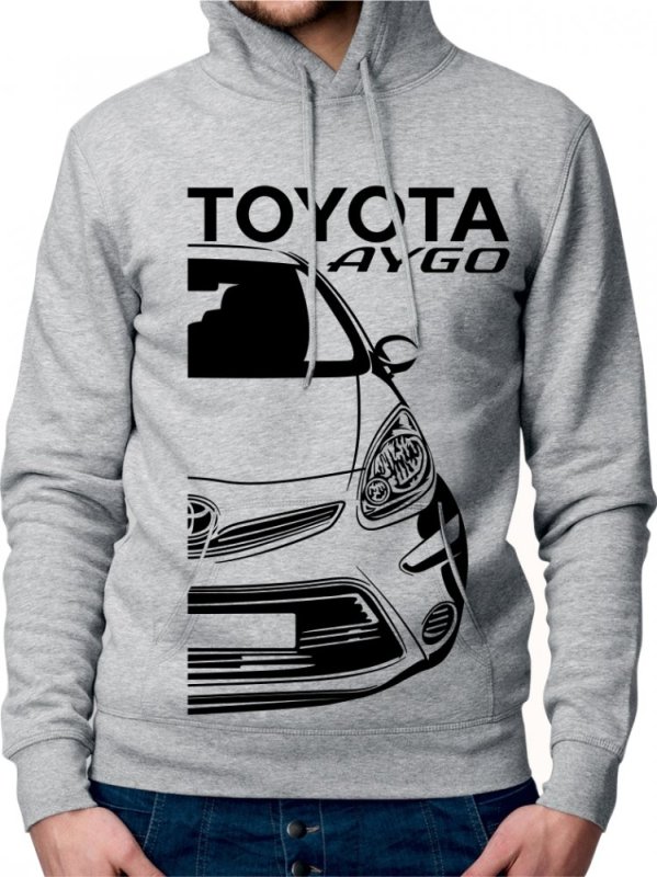 Toyota Aygo Facelift 2 Férfi Kapucnis Pulóve