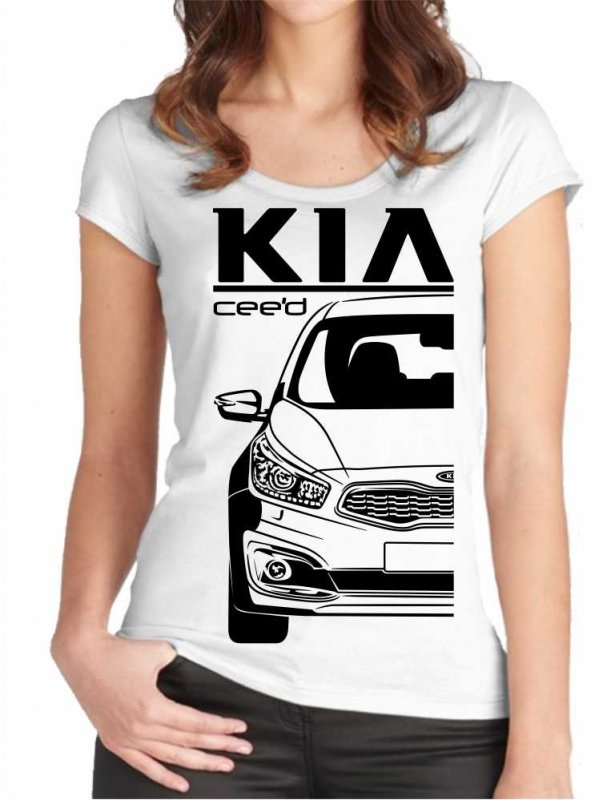 Kia Ceed 2 Facelift Moteriški marškinėliai