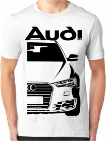 L -35% Blue Audi A6 C7 Herren T-Shirt