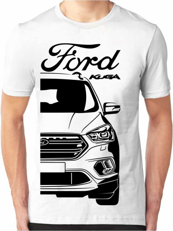 Ford Kuga Mk2 Facelift  Mannen T-shirt