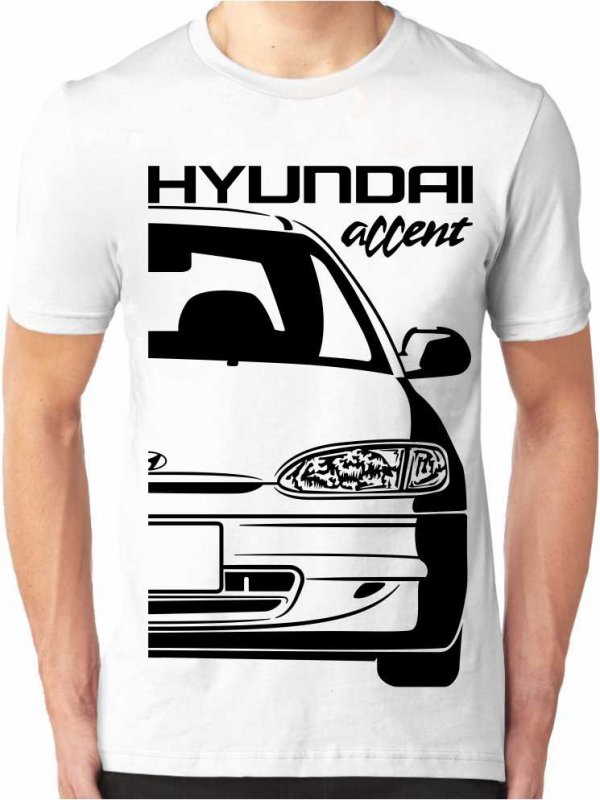 Hyundai Accent 1 Pánske Tričko
