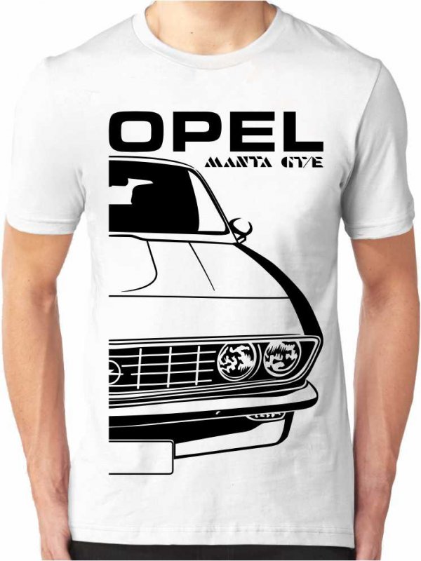 Opel Manta A GT-E Vyriški marškinėliai