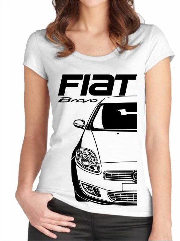 Fiat Bravo Moteriški marškinėliai
