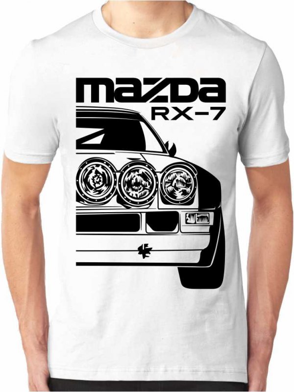 Mazda RX-7 FB Group B Pánské Tričko