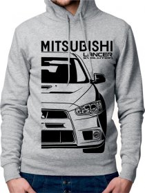 Mitsubishi Lancer Evo X Moški Pulover s Kapuco