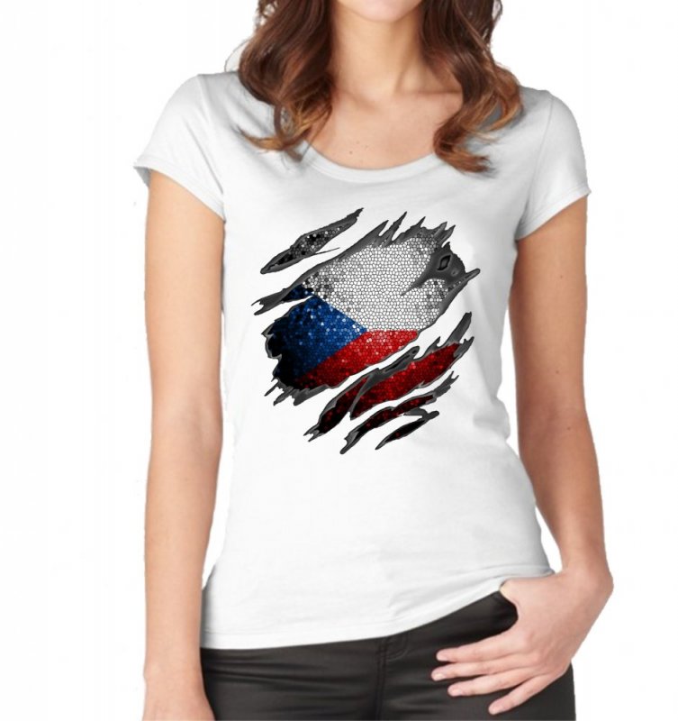 Fandím Česku Γυναικείο T-shirt