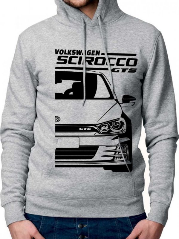 VW Scirocco Mk3 GTS Мъжки суитшърт