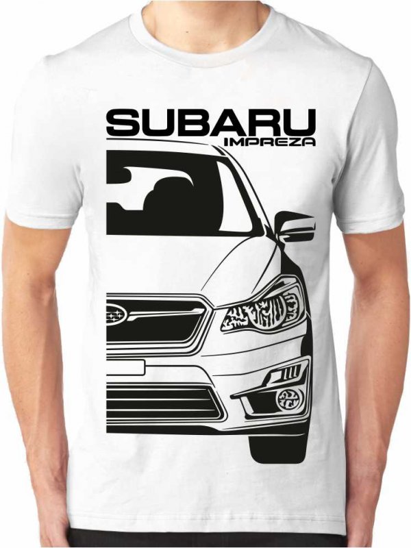 Subaru Impreza 5 Mannen T-shirt