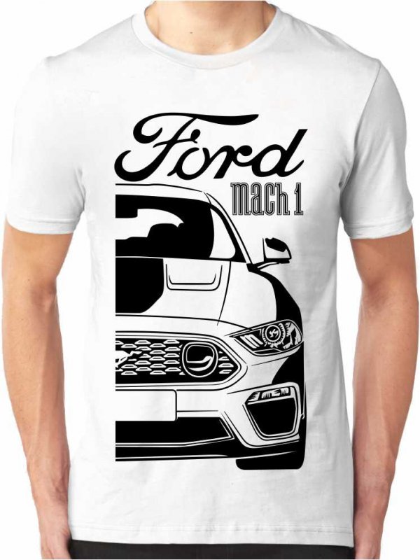 Ford Mustang 6 Mach 1 Vyriški marškinėliai