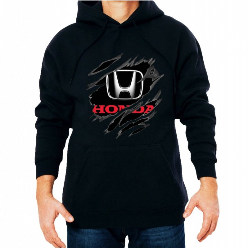 Felpa Uomo Honda - Colore: Nero, Dimensione: XL