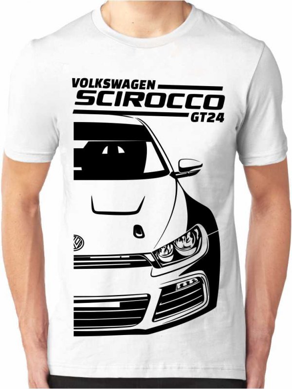 VW Scirocco GT24 T-shirt voor heren