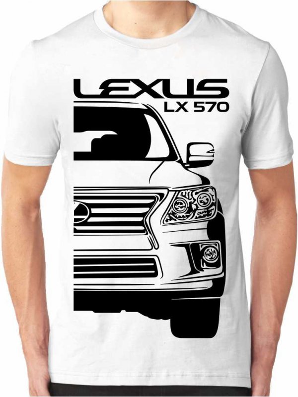 Lexus 3 LX 570 Facelift 1 Pánsky Tričko