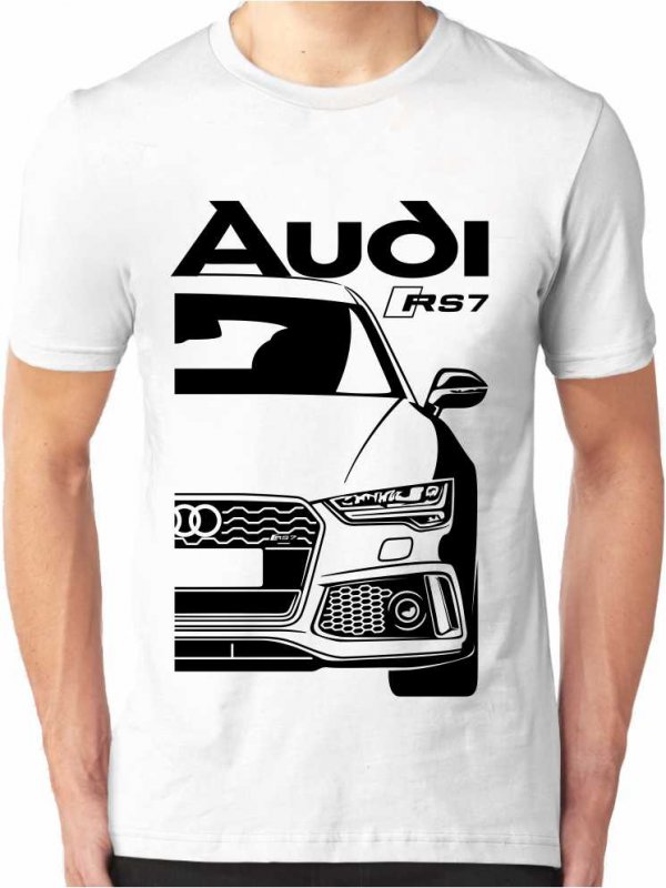 Audi RS7 4G8 Facelift Mannen T-shirt