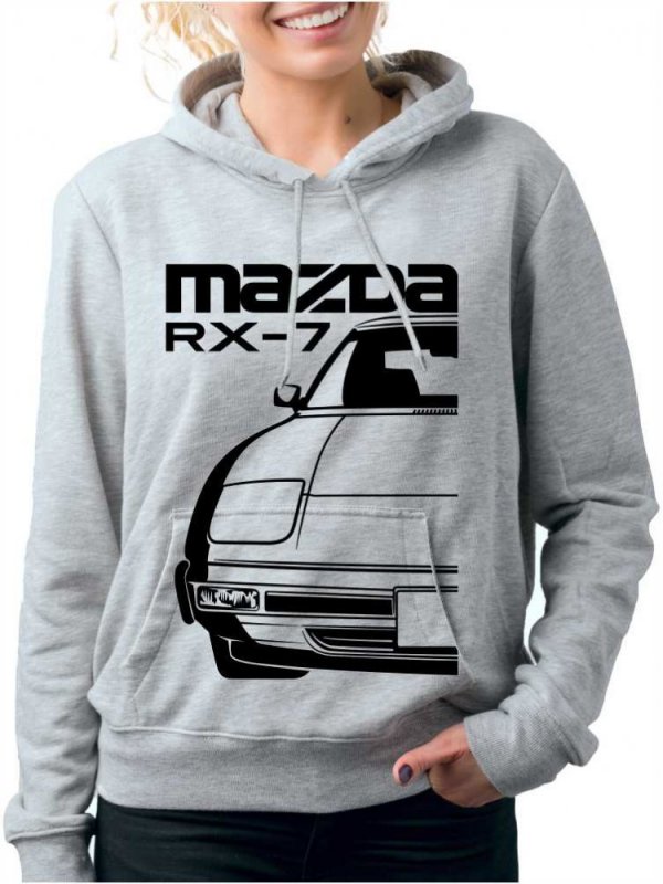 Mazda RX-7 FB Series 1 Ženski Pulover s Kapuco