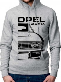 Opel Turbo Manta Moški Pulover s Kapuco