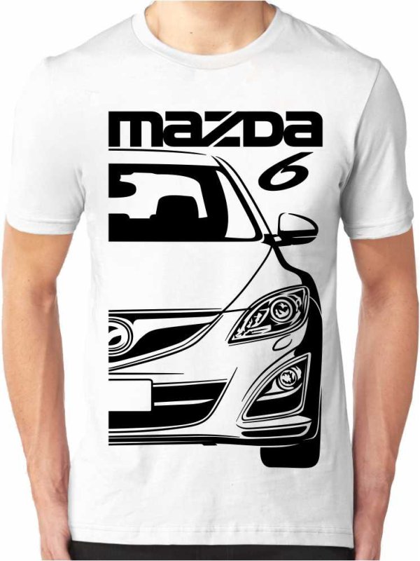 Mazda 6 Gen2 Facelift Vīriešu T-krekls