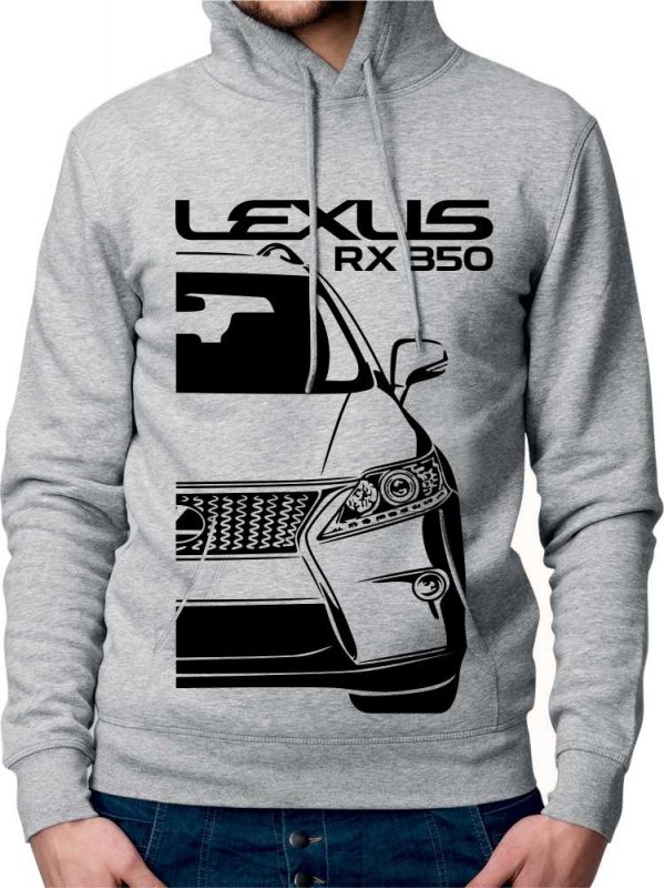Lexus 3 RX 350 Facelift Heren Sweatshirt