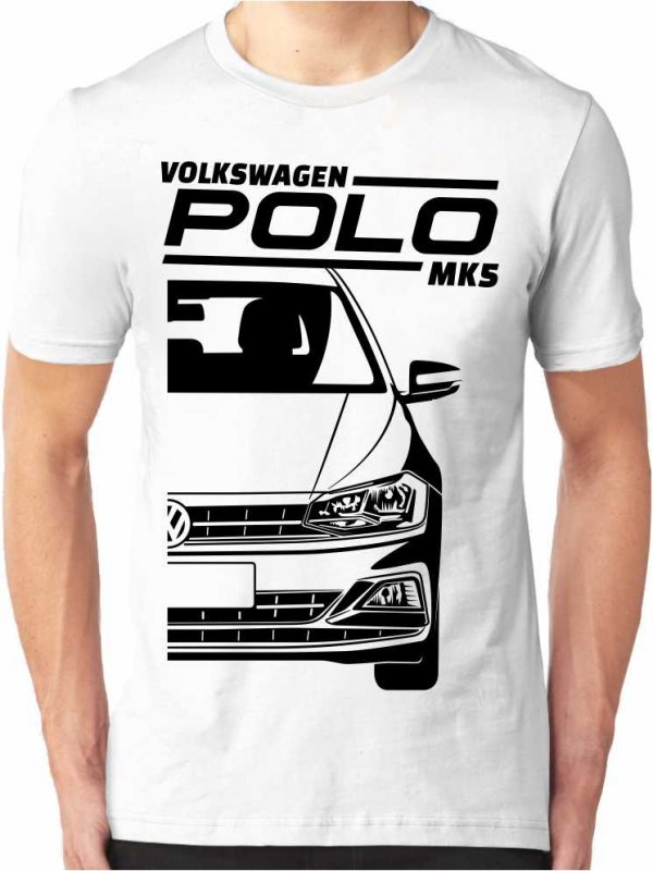 VW Polo Mk5 6C Facelift - T-shirt pour hommes