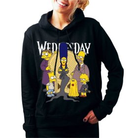 Felpa Donna Wednesday Simpsons
