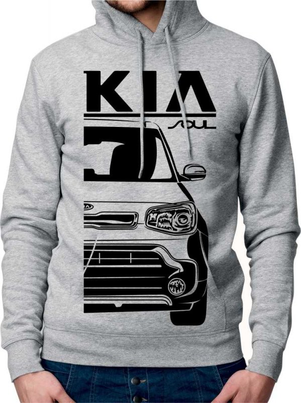 Kia Soul 2 Facelift Herren Sweatshirt