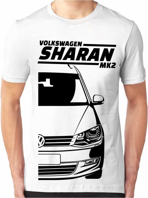 VW Sharan Mk2 Pánsky Tričko