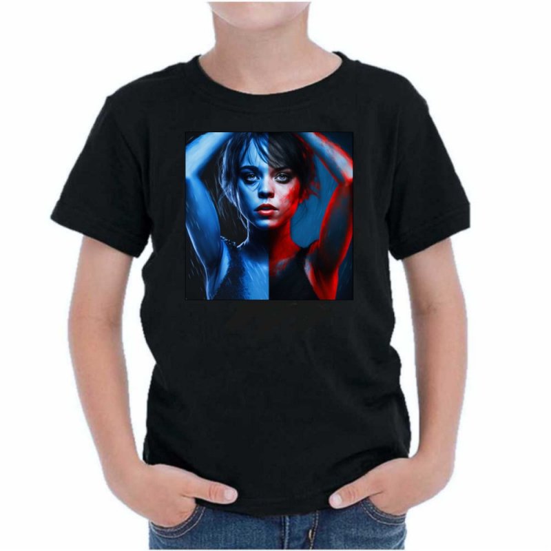 Wednesday Red and blue Παιδικά T-shirt