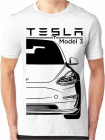 Tesla Model 3 Pánské Tričko
