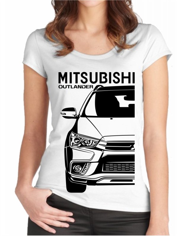 Mitsubishi Outlander 3 Facelift 2015 Moteriški marškinėliai