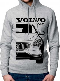 Volvo V40 Facelift Moški Pulover s Kapuco