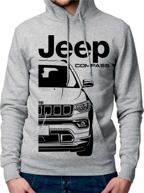 Jeep Compass Mk2 Facelift Heren Sweatshirt