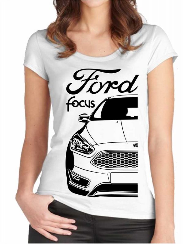 Ford Focus Mk3 Facelift Dames T-shirt