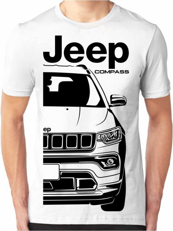 Jeep Compass Mk2 Facelift Heren T-shirt