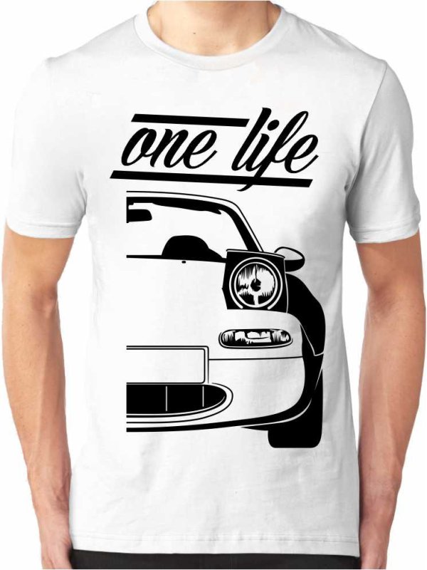 One Life Mazda MX5 Мъжка тениска
