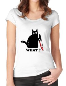 Maglietta Donna Gatto Cosa?