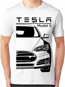 Tesla Model S Moška Majica