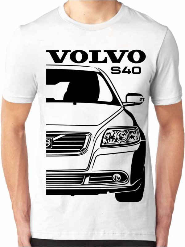 Koszulka Męska Volvo S40 2 Facelift