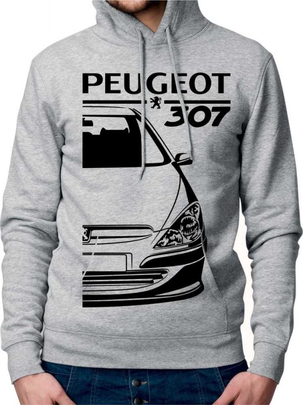 Peugeot 307 Férfi Kapucnis Pulóve