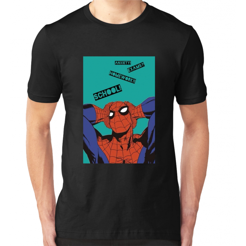 Spiderman & Trouble Moška Majica